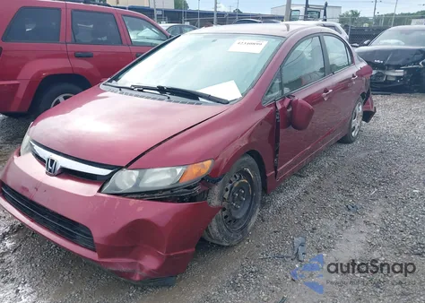 2006 Honda Civic Lx из США, поврежденный, VIN 1HGFA15546L021931